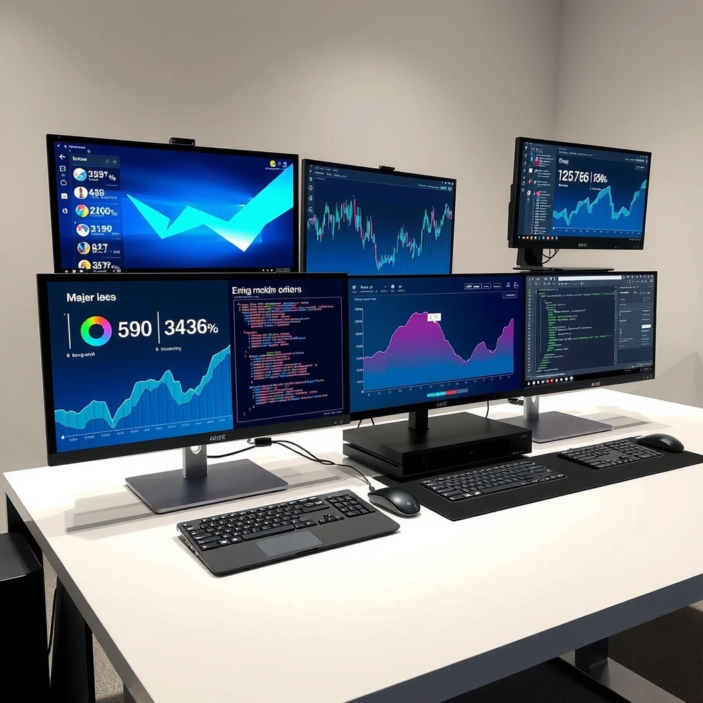 Modern technology workspace representing our current capabilities